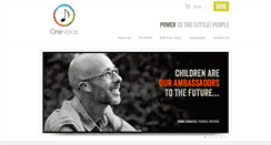 Desktop Screenshot of onevoicecommunity.org